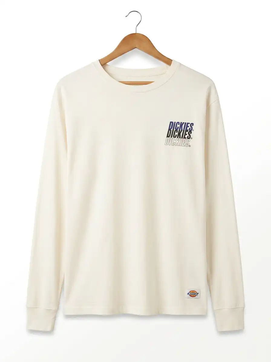 Dickies long-sleeve after Smart Retouch - clean white background