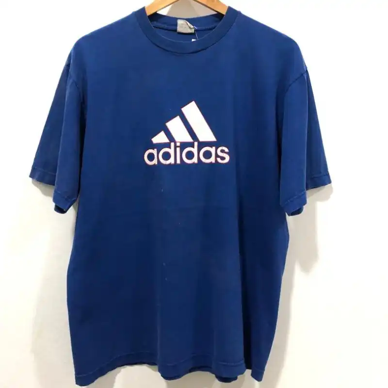 T-shirt on hanger with collapsed neckline and no visible garment structure