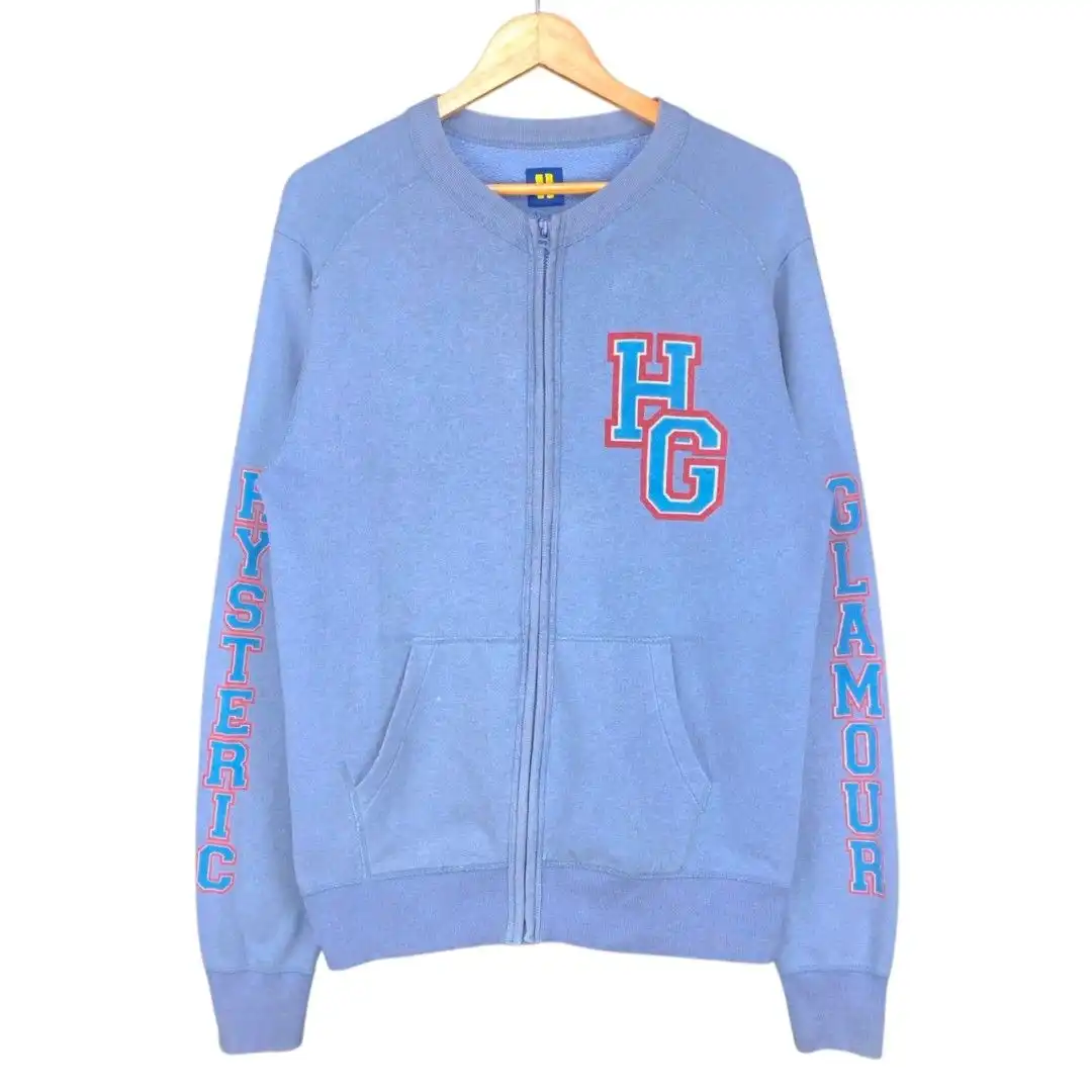 Hysteric Glamour zip sweatshirt flat lay